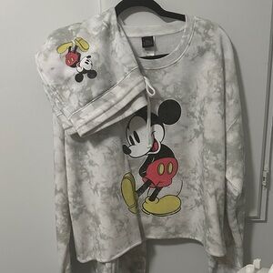 Mickey Mouse Tie-Dye Sweatshirt and Pants Set